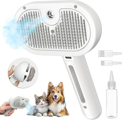 3-in-1 Steam Pet Brush