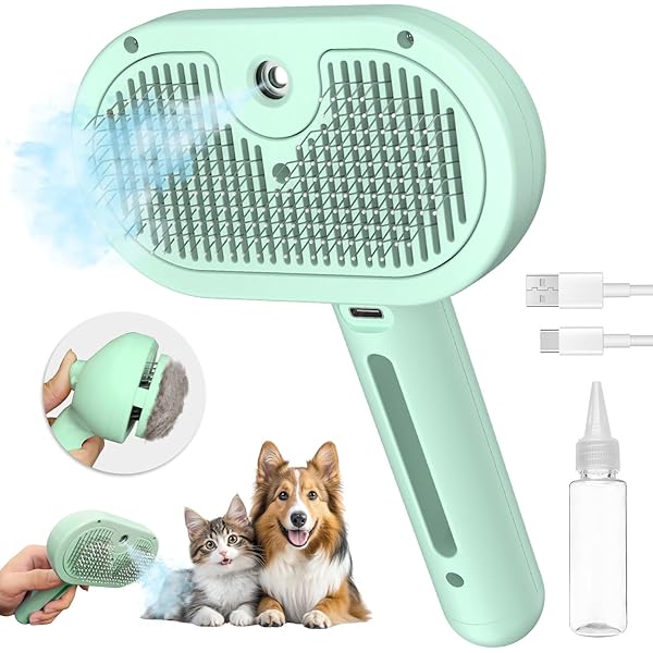 3-in-1 Steam Pet Brush