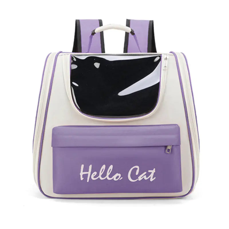 New Cat Carrier Backpack - Transparent Spacious Design