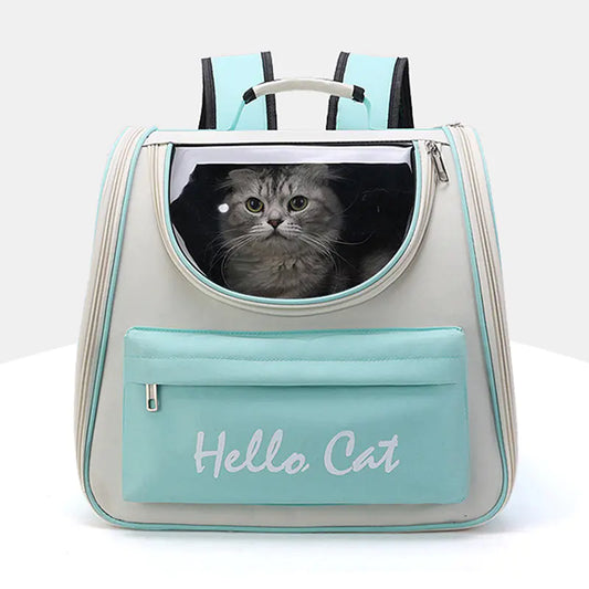 New Cat Carrier Backpack - Transparent Spacious Design