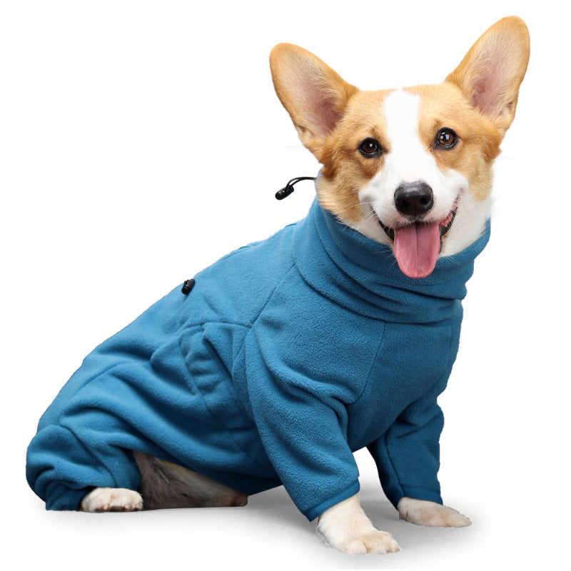 Windproof Warm Dog Snow Suit for Cold Weather