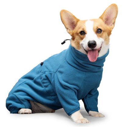 Windproof Warm Dog Snow Suit for Cold Weather