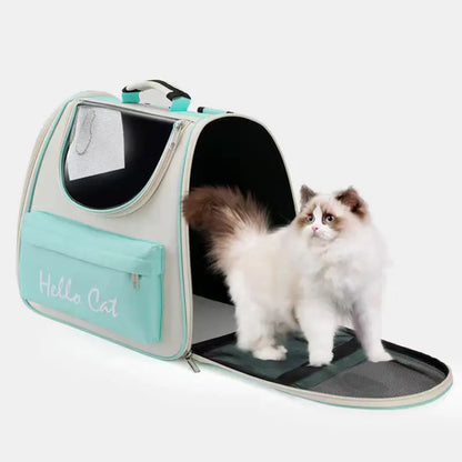 New Cat Carrier Backpack - Transparent Spacious Design