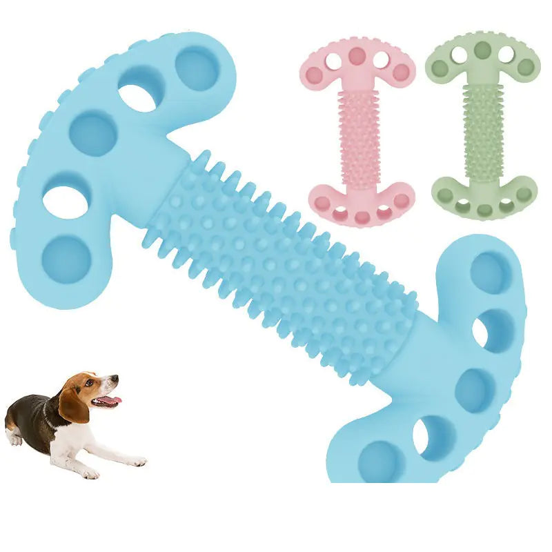 Custom Bone-Shaped Rubber Chew Toys for Dogs