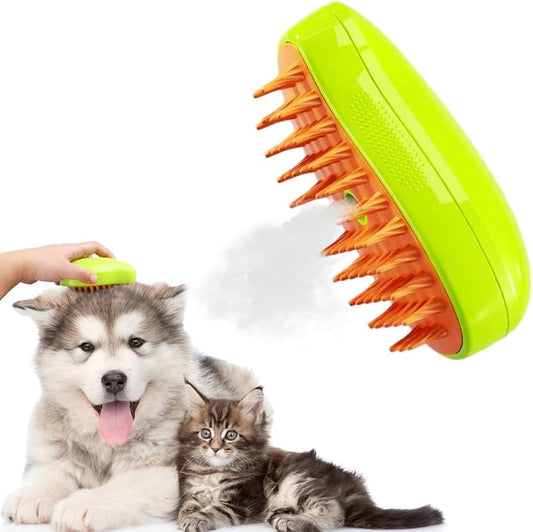 Pet Steam Brush Electric Spray Comb