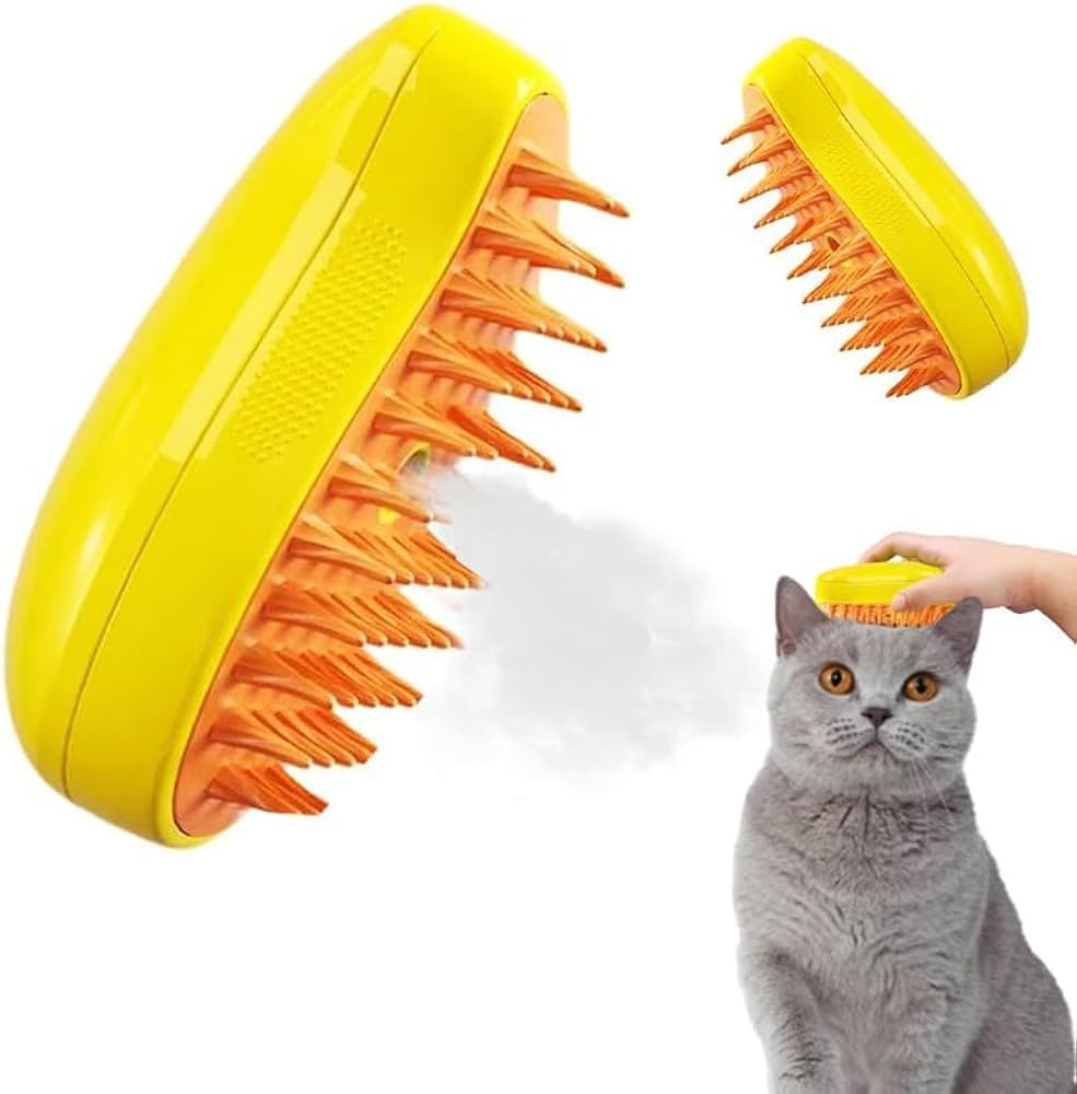Pet Steam Brush Electric Spray Comb