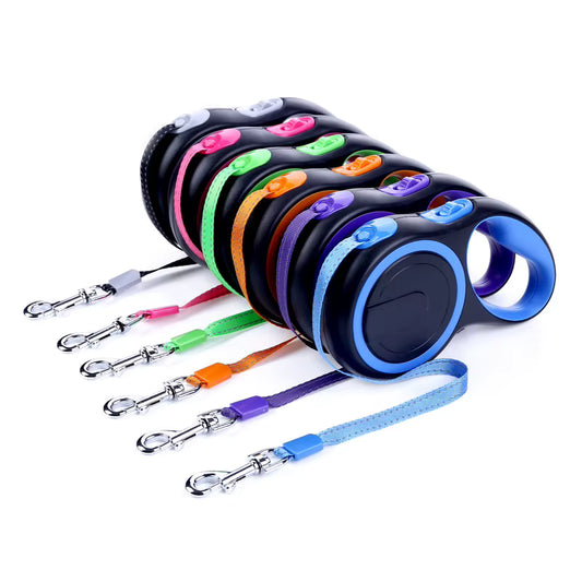 Automatic Retractable Dog Leash - Stylish Multicolor