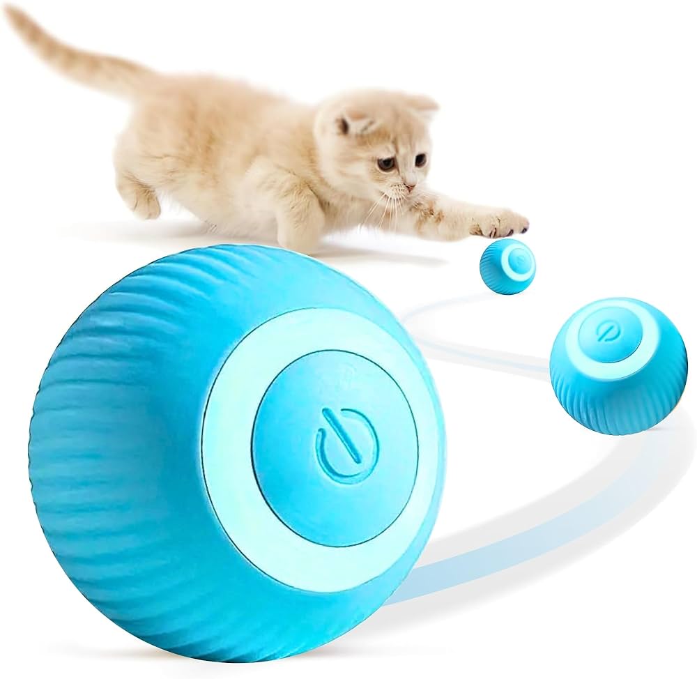 Automatic Rolling Ball for Intelligent Cat Play