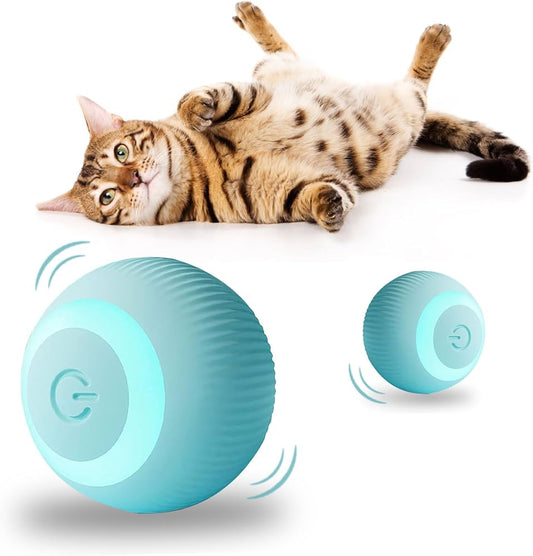 Automatic Rolling Ball for Intelligent Cat Play