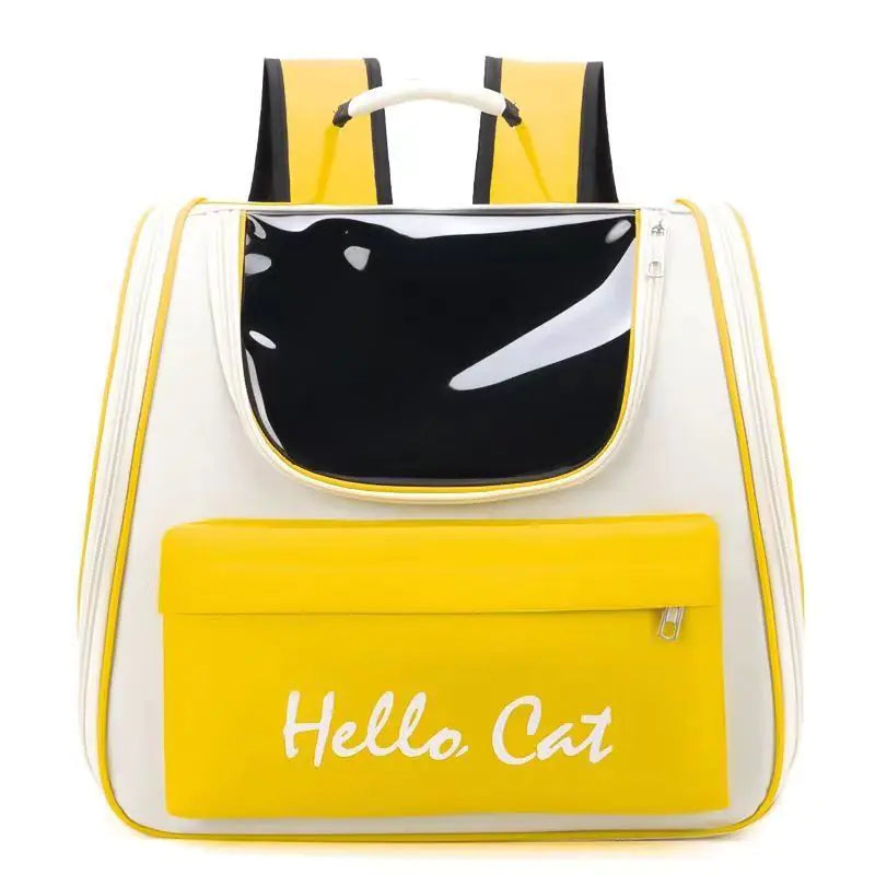 New Cat Carrier Backpack - Transparent Spacious Design