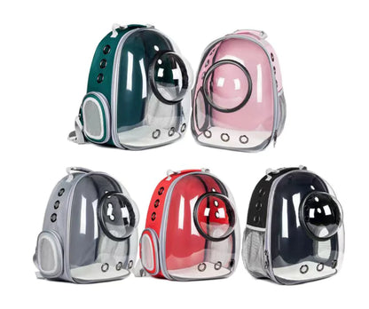 Transparent Pet Backpack for Cats and Dogs
