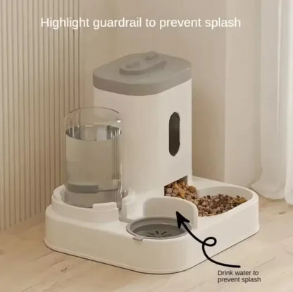 Automatic Pet Feeder and Water Dispenser Bowl – For Cats and Dogs
