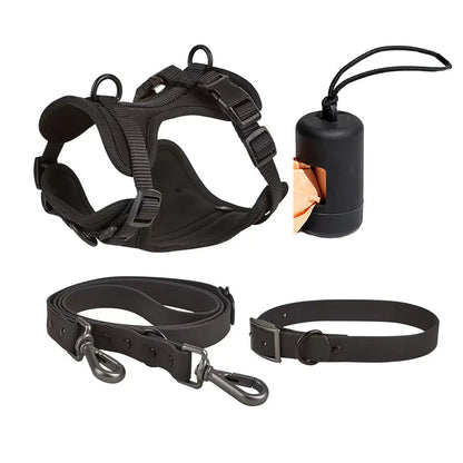 Waterproof Tactical Dog Chest Harness and Collar