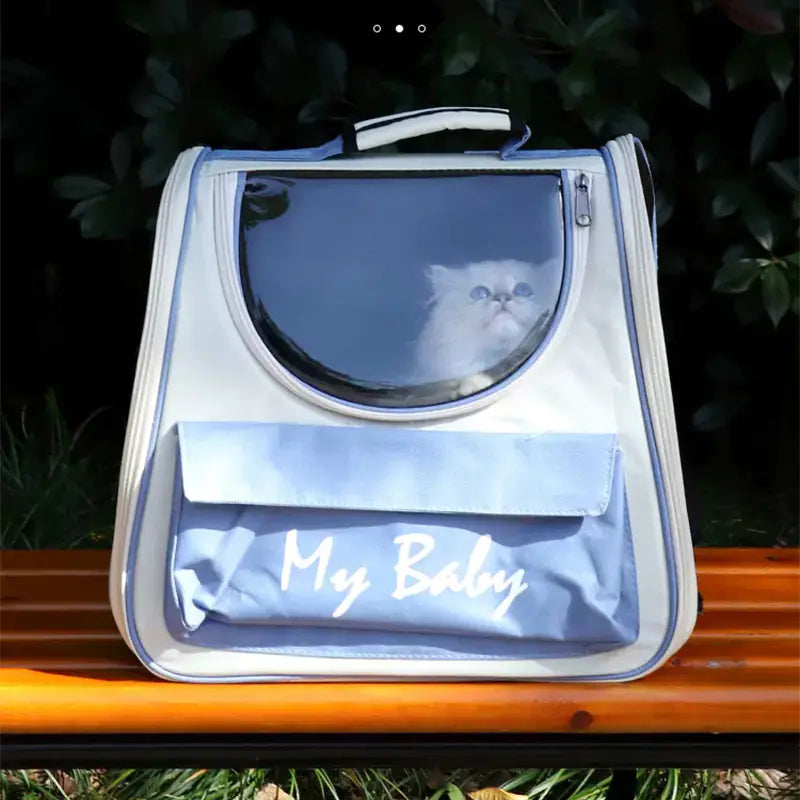 New Cat Carrier Backpack - Transparent Spacious Design