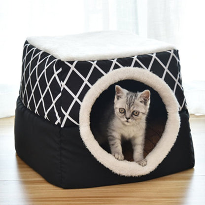 Pet Dog and Cat Bed Villa - Dual Use Space Capsule