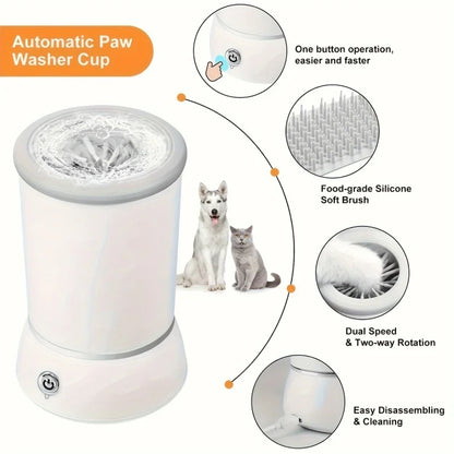 Automatic Pet Paw Cleaner for Dogs and Cats