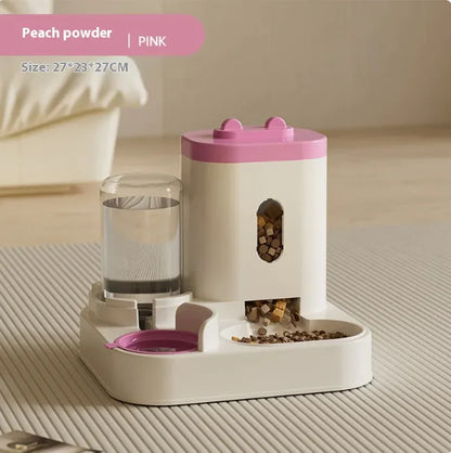 Automatic Pet Feeder and Water Dispenser Bowl – For Cats and Dogs