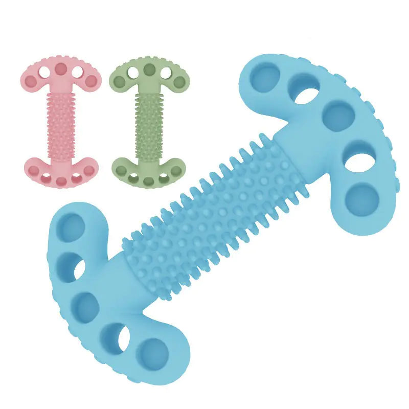 Custom Bone-Shaped Rubber Chew Toys for Dogs