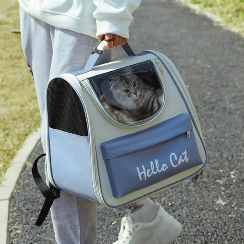 New Cat Carrier Backpack - Transparent Spacious Design