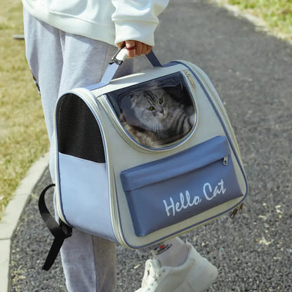 New Cat Carrier Backpack - Transparent Spacious Design