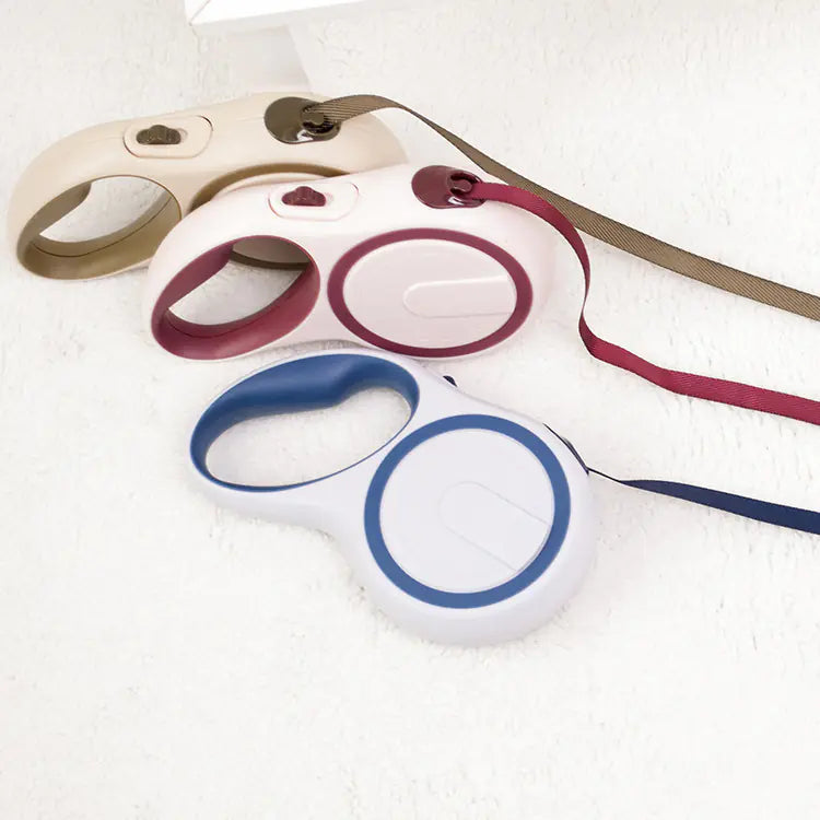 Automatische, einziehbare Hundeleine – Stilvolles, mehrfarbiges Design