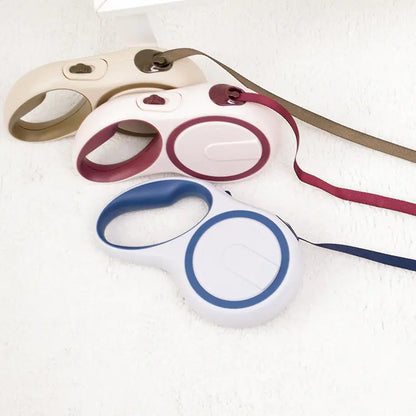 Automatische, einziehbare Hundeleine – Stilvolles, mehrfarbiges Design