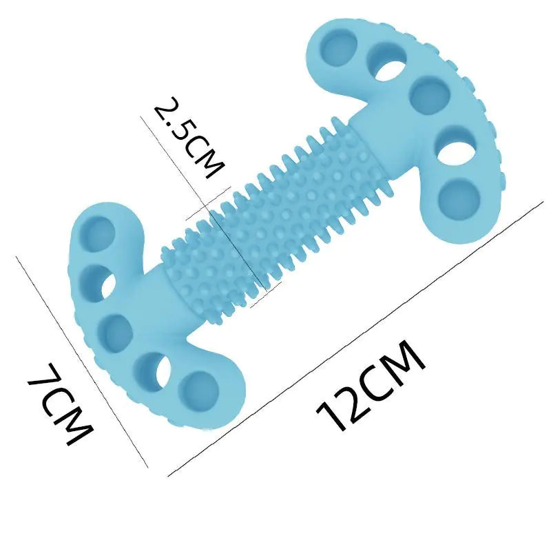 Custom Bone-Shaped Rubber Chew Toys for Dogs