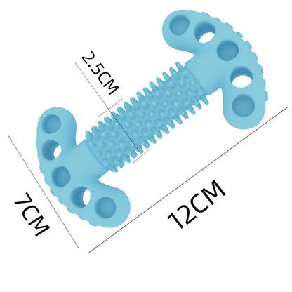 Custom Bone-Shaped Rubber Chew Toys for Dogs