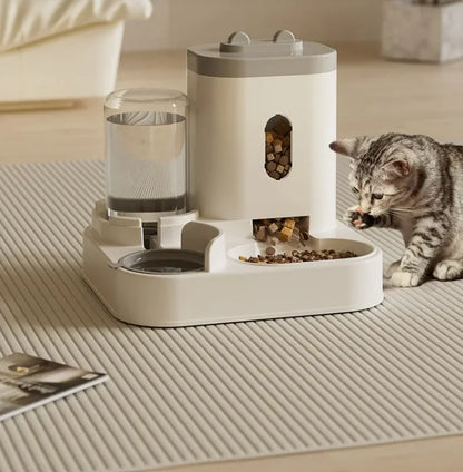 Automatic Pet Feeder and Water Dispenser Bowl – For Cats and Dogs